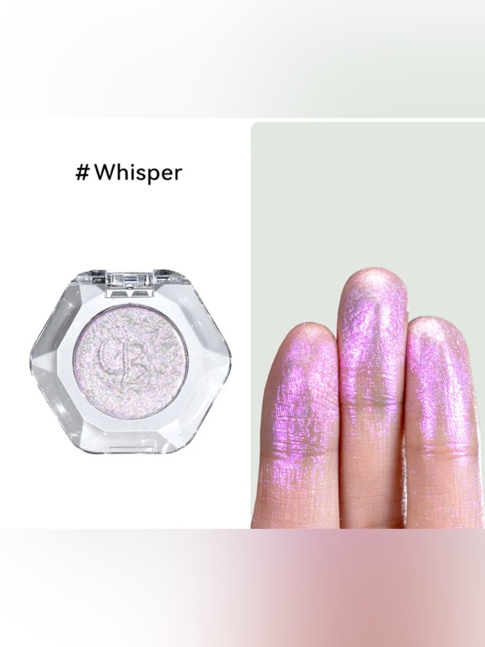 Whisper, NIB Ourbella single multi-chrome eyeshadow